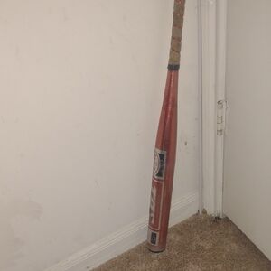 Decorative Red Baseball Bat Wall Art